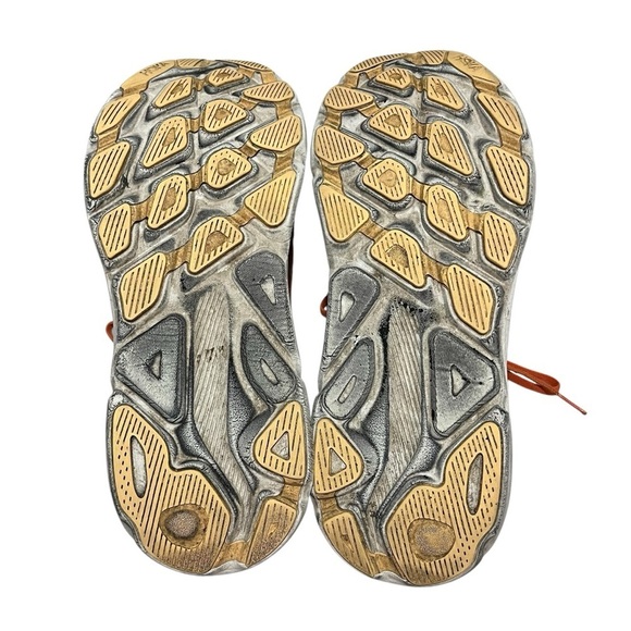 Hoka Clifton 9 Men’s Running Shoe Blue Vibrant Orange Meta Rocker Sneakers - Picture 9 of 10